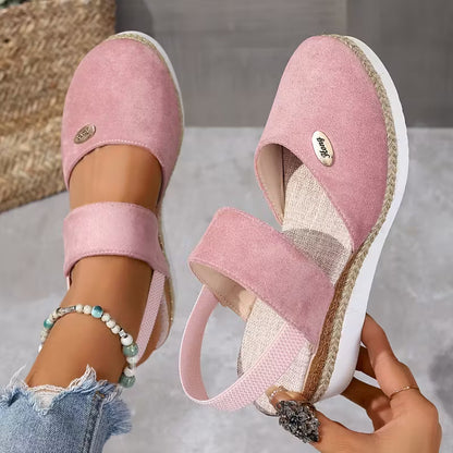 DERNIER JOUR – 80 % DE RÉDUCTION Sandales confortables pour femme avec boucle métallique & semelle souple