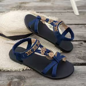 🏆 Meilleure vente 2026 – 👡 Offre limitée : -50 % sur les sandales slingback fleuries tendance pour femme, style bohème, sandales plates idéales pour les vacances à la plage, chaussures décontractées et polyvalentes pour femmes et filles.
