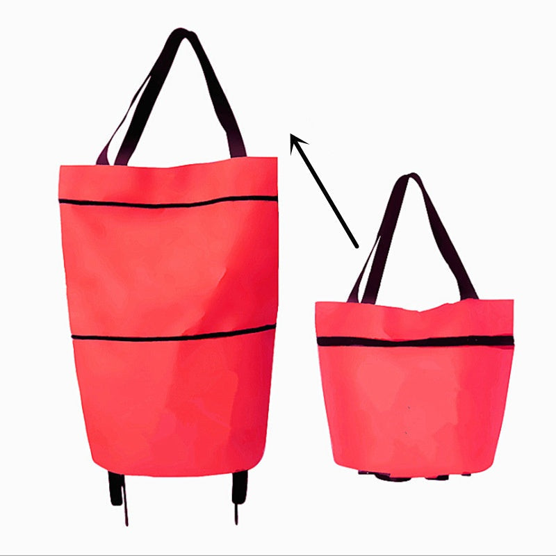🛍️ 80% DE RÉDUCTION ! 🌿 Sac à Provisions Pliable Écologique 2-en-1 – Avec Roues Antidérapantes Silencieuses & Tissu Oxford Imperméable – Idéal pour les Courses, les Voyages et le Camping 👜